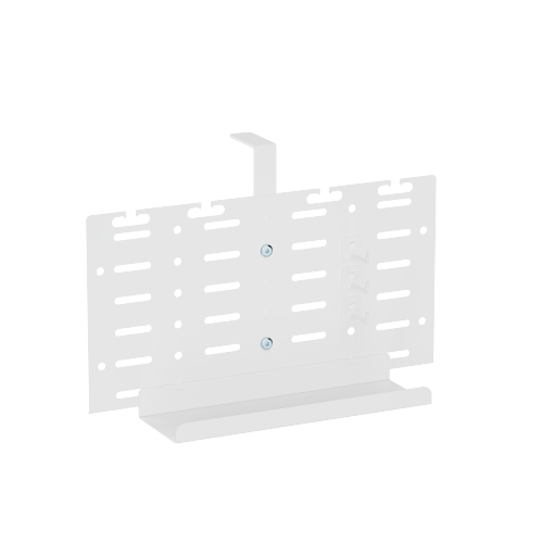 Screw-Mounted Vertical Under-Desk Cable Tray CC11-20-1S for effortless power strip positioning from china(chinese)