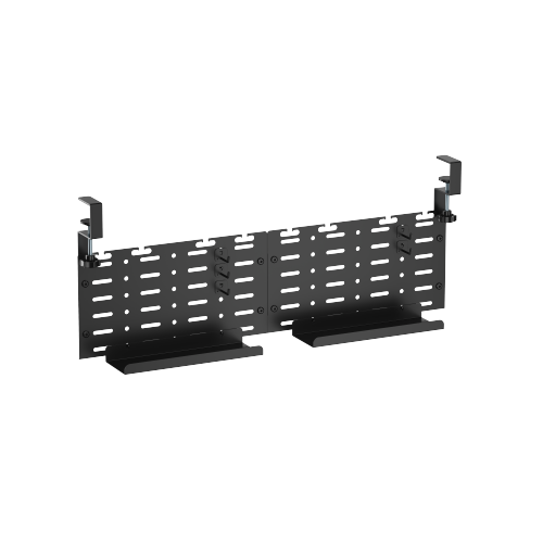Medium Clamp-On Vertical Under-Desk Cable Tray CC11-20-2 for effortless power strip positioning from china(chinese)