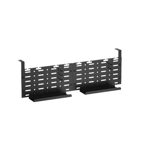 Medium Screw-Mounted Vertical Under-Desk Cable Tray CC11-20-2S for effortless power strip positioning from china(chinese)