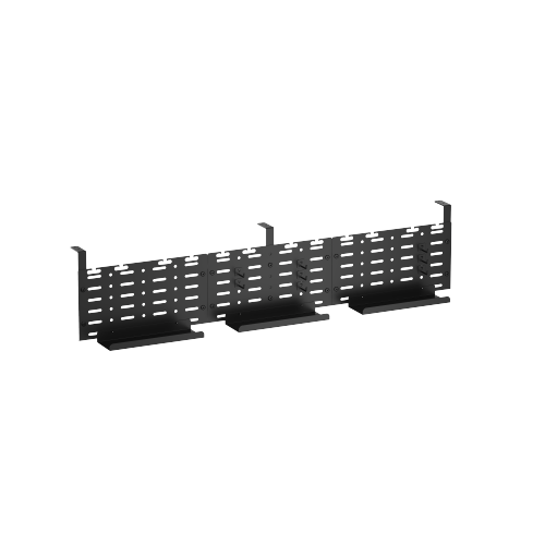 Large Screw-Mounted Vertical Under-Desk Cable Tray CC11-20-3S for effortless power strip positioning from china(chinese)