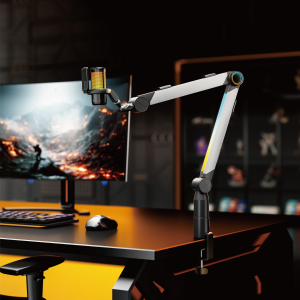  Aluminum Dynamic RGB Microphone Boom Arm