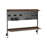 Clamp-On Multi-Purpose Pegboard Organizer Shelf 