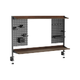 Clamp-On Multi-Purpose Pegboard Organizer Shelf