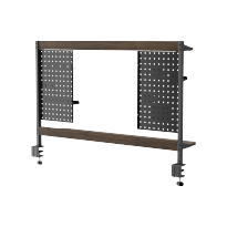 Clamp-On Multi-Purpose Pegboard Organizer Shelf