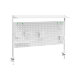 Clamp-On Multi-Purpose Pegboard Organizer Shelf (for 1200mm Desktops)