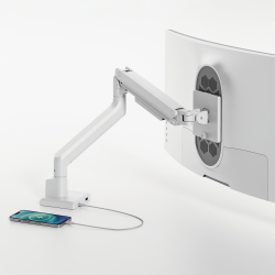 SlimFlex Gas Spring Monitor Arm with USB 3.0 Ports