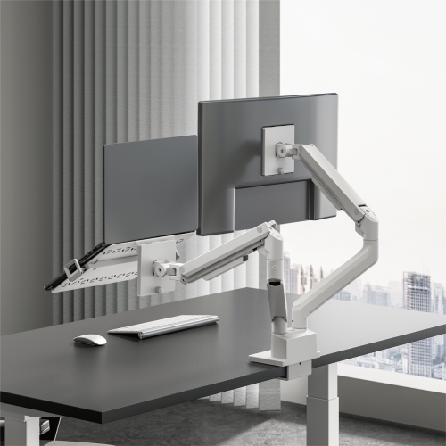SlimFlex Gas Spring Monitor Arm with laptop Holder LDT106-C024ML  from china(chinese)