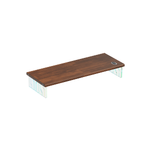 Standard Wood & Acrylic RGB Monitor Risers