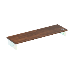 Large Wood & Acrylic RGB Monitor Risers