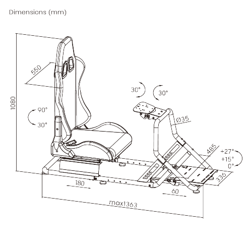 Racing Simulator Cockpit LRS09-BS01  from china(chinese)