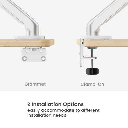 Simplicity Economical Gas Spring Dual-Screen Monitor Arm LDT108-C024 Combines functionality with modernity. from china(chinese)