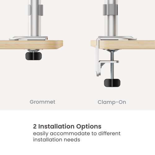 Simplicity Economical Gas Spring Pole-Mounted Monitor Arm LDT108-C012P Combines functionality with modernity. from china(chinese)
