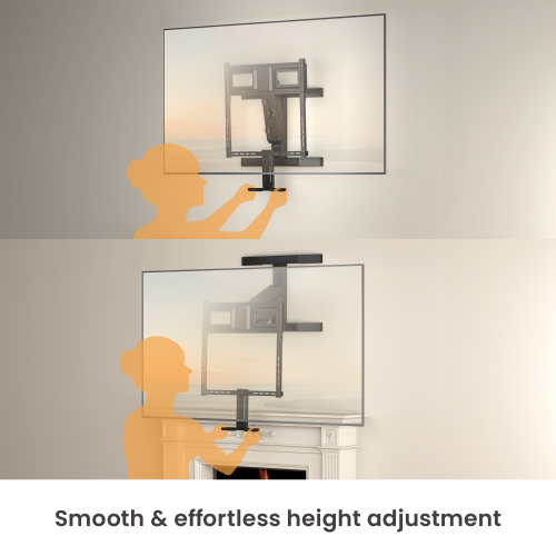 Pull-Down Mantel TV Mount LPA92-461 Excellent compatibility, effortless movement from china(chinese)