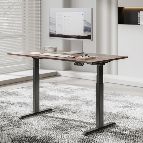 SwiftRise Brushless Dual-Motor Sit-Stand Desk (Standard Column) M18-23D Fast. Smooth. Quiet. from china(chinese)