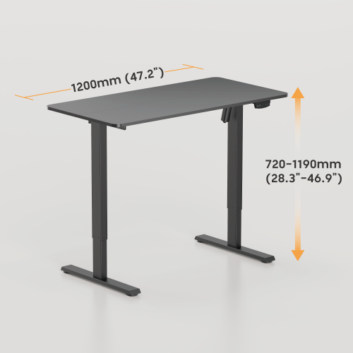 Cost-Effective Single-Motor Sit-Stand Desk S25-22R-B Brings comfort and modern elegance to everyday work. from china(chinese)