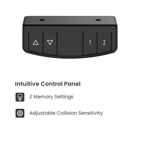 Cost-Effective Single-Motor Sit-Stand Desk S25-22R-B Brings comfort and modern elegance to everyday work. from china(chinese)