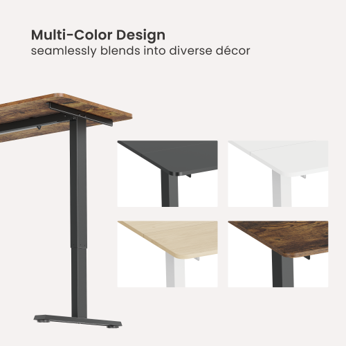 Cost-Effective Single-Motor Sit-Stand Desk S25-22R-B Brings comfort and modern elegance to everyday work. from china(chinese)