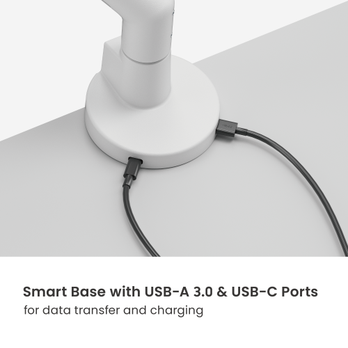 SlimBrace Heavy-Duty Gas Spring Monitor Arm with USB-A & USB-C Ports LDT102-C012UC Balances elegance and strength. from china(chinese)