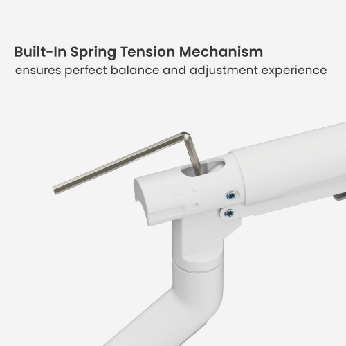 SlimBrace Dual-Screen Heavy-Duty Gas Spring Monitor Arm LDT102-C024 Balances elegance and strength. from china(chinese)