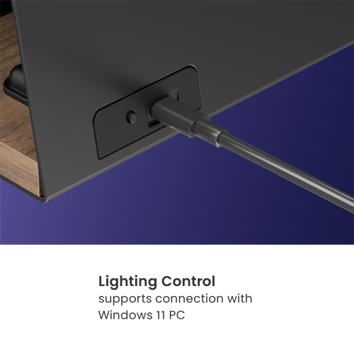 RGB Gaming Monitor Riser with Cable Tray STB29-03 Win11 “Dynamic Lighting” compatible  from china(chinese)