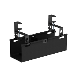 ConcealCable Clamp-On Under-Desk Cable Tray