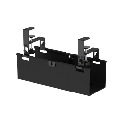 ConcealCable Clamp-On Under-Desk Cable Tray