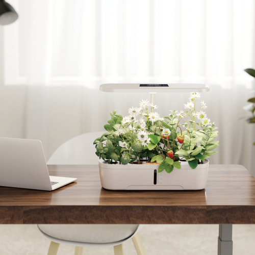 Indoor Gardening System with Advanced Control Panel HGS01-2CD Grow 12 Plants at Once from china(chinese)