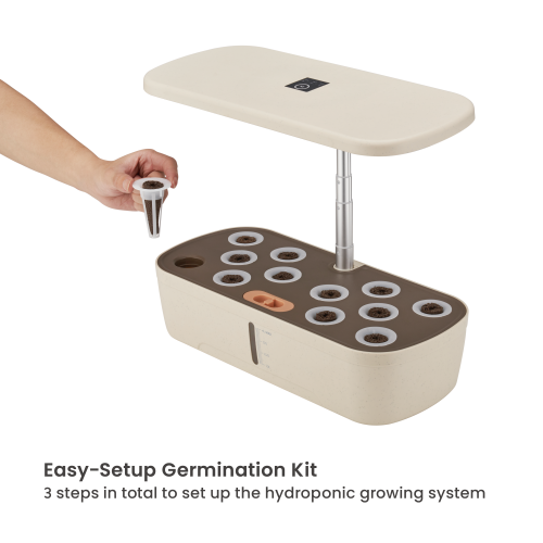 Indoor Gardening System with Smart Control Panel HGS01-1CB Grow 12 Plants at Once from china(chinese)