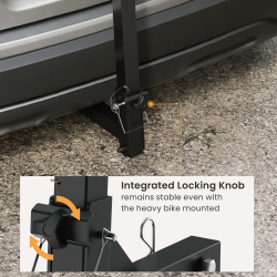 Cost-Effective Foldable 3-Bike Hitch Rack for Cars