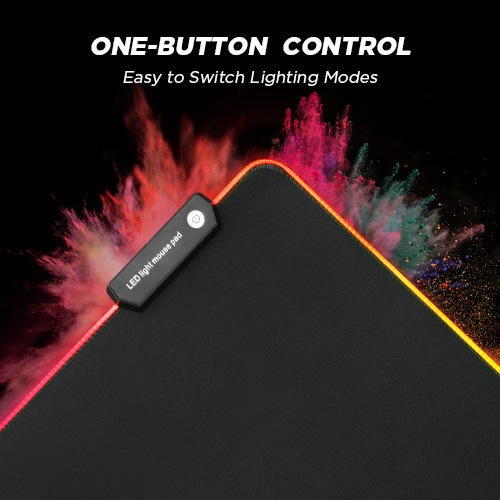 Large RGB Gaming Mouse Pad  MP06-4 Light Up Your Gaming Mood with Glaring Colorful Lights from china(chinese)