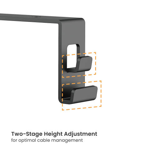 Large ConcealCable Screw-Mount Under-Desk Cable Tray CC11-21-3S Hide the mess, highlight the desk from china(chinese)
