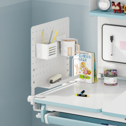 Multi-Purpose Clamp-On Desk Pegboard