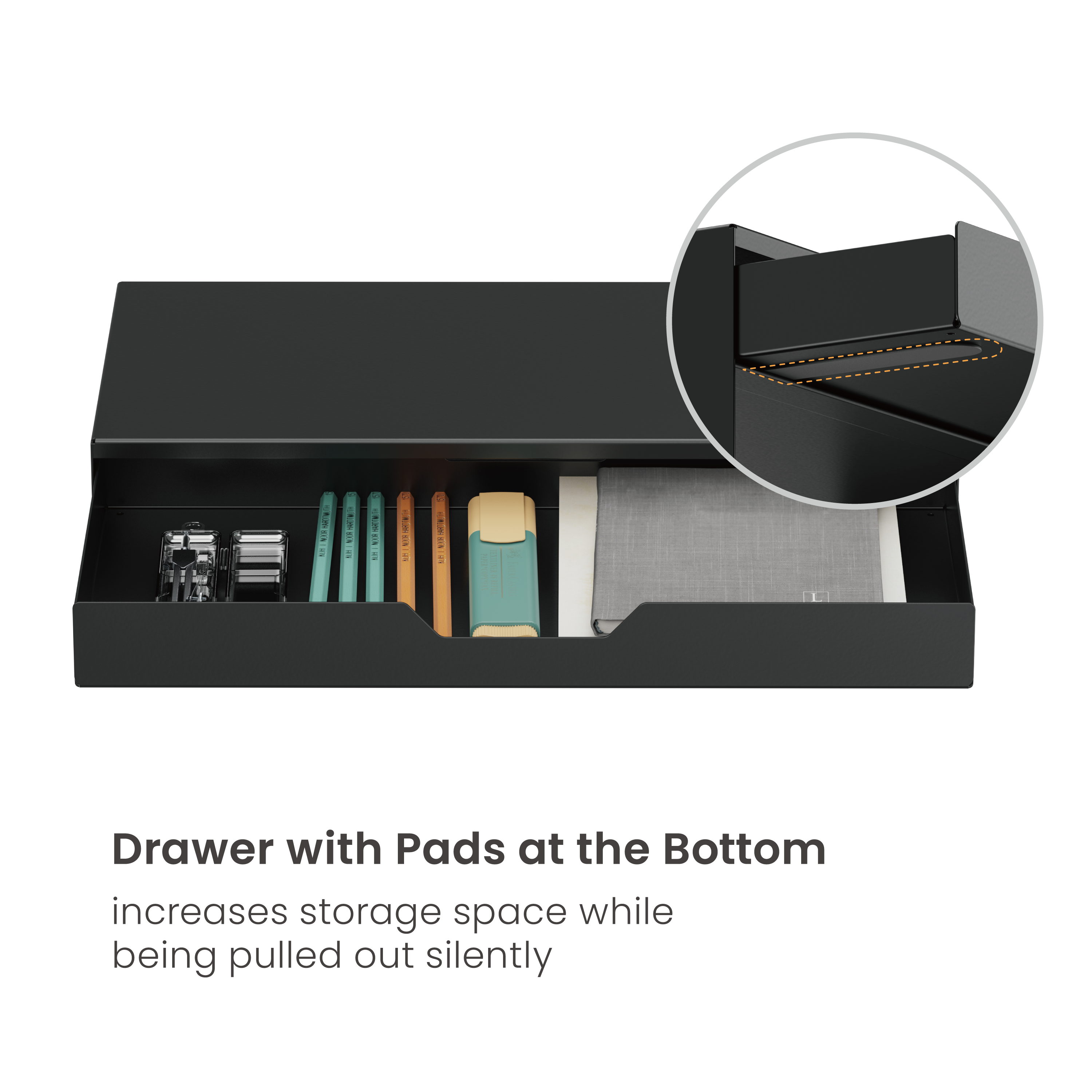 Heavy-Duty Storage-Savvy Monitor Riser with Phone & Tablet Holders ...