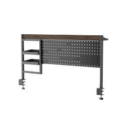 Clamp-On Multi-Purpose Pegboard Organizer Shelf