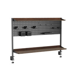 Clamp-On Multi-Purpose Pegboard Organizer Shelf