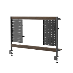 Clamp-On Multi-Purpose Pegboard Organizer Shelf