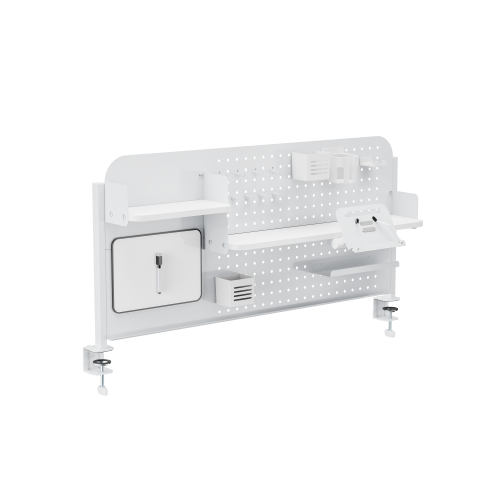 Multi-Purpose Clamp-On Desk Pegboard STB35-01 A high-performance storage solution for enhanced tidiness from china(chinese)