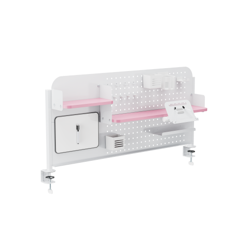 Multi-Purpose Clamp-On Desk Pegboard STB35-01 A high-performance storage solution for enhanced tidiness from china(chinese)