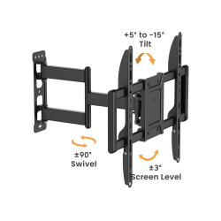 Cost-Effective Full-Motion TV Wall Mount