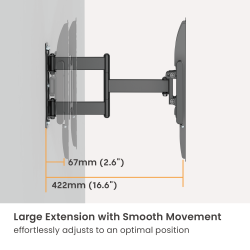 Cost-Effective Full-Motion TV Wall Mount LPA86-443  A solution combining functionality with affordability from china(chinese)