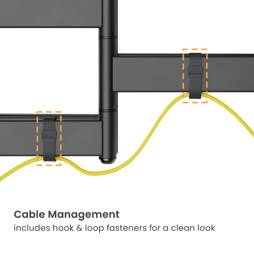 Cost-Effective Heavy-Duty Full-Motion TV Wall Mount LPA86-466 With enhanced robustness to hold TVs up to 75kg from china(chinese)