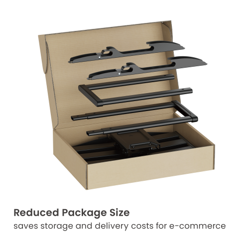 Cost-Effective Heavy-Duty Full-Motion TV Wall Mount LPA86-466 With enhanced robustness to hold TVs up to 75kg from china(chinese)