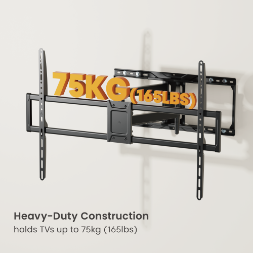 Cost-Effective Heavy-Duty Full-Motion TV Wall Mount LPA86-696A With enhanced robustness to hold TVs up to 75kg & larger extension from china(chinese)