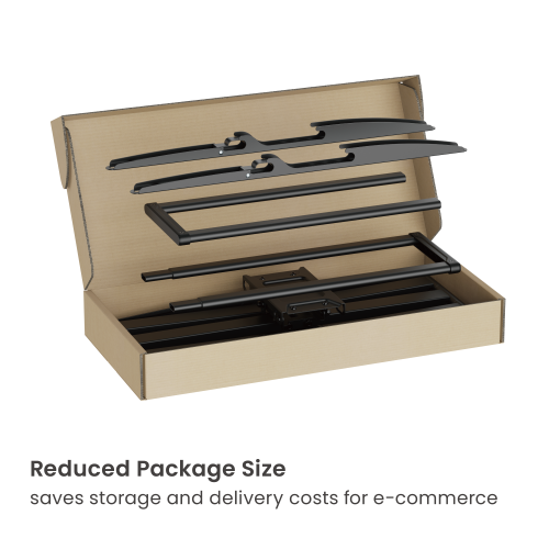 Cost-Effective Heavy-Duty Full-Motion TV Wall Mount LPA86-696A With enhanced robustness to hold TVs up to 75kg & larger extension from china(chinese)