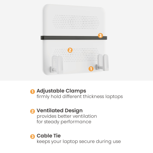Cost-Effective Universal Laptop Holder  for Monitor Arm NBH12-1 Firmly Hold Different Thickness Laptops from china(chinese)