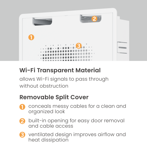Large In-Wall Media Box APM13-02  Seamlessly conceals and organizes media devices and power in-wall for a sleek and flush look from china(chinese)