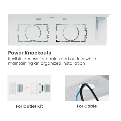 Large In-Wall Media Box APM13-02  Seamlessly conceals and organizes media devices and power in-wall for a sleek and flush look from china(chinese)