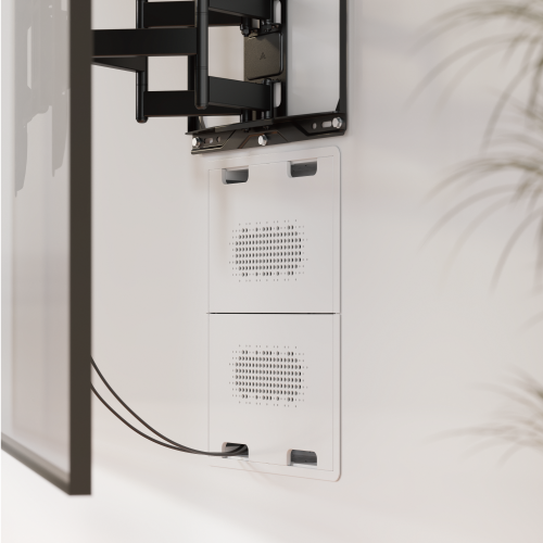 Large In-Wall Media Box APM13-02  Seamlessly conceals and organizes media devices and power in-wall for a sleek and flush look from china(chinese)