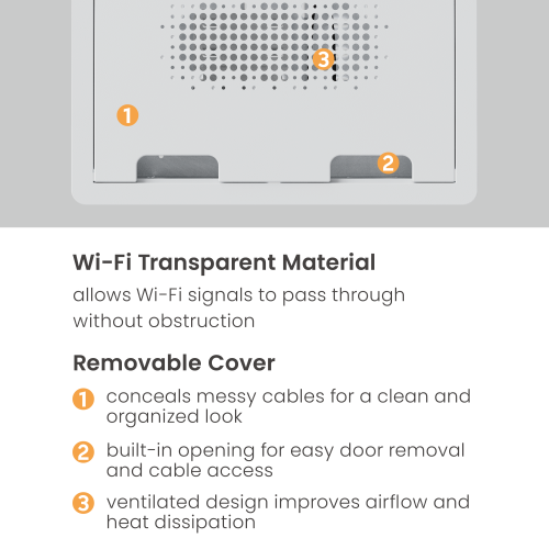 In-Wall Media Box APM13-01 Seamlessly conceals and organizes media devices and power in-wall for a sleek and flush look from china(chinese)