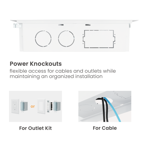 In-Wall Media Box APM13-01 Seamlessly conceals and organizes media devices and power in-wall for a sleek and flush look from china(chinese)